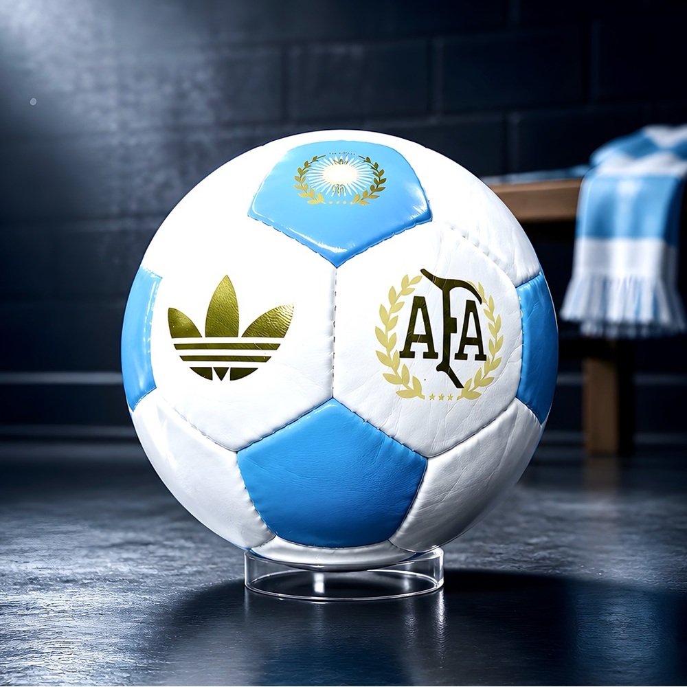 Adidas 50s Anniversary White Blue Soccer Ball Size 5